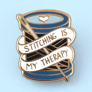 Stitching Is My Therapy Needle Minder
