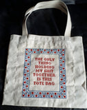 Cross Stitch-able Tote Bag: Natural