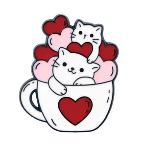 Cup of Kitties Needle Minder