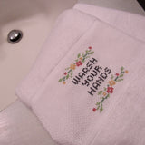 Guest Towel Kit: Warsh Your Hands