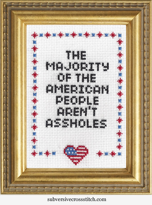 The Majority of The American People Aren't Assholes
