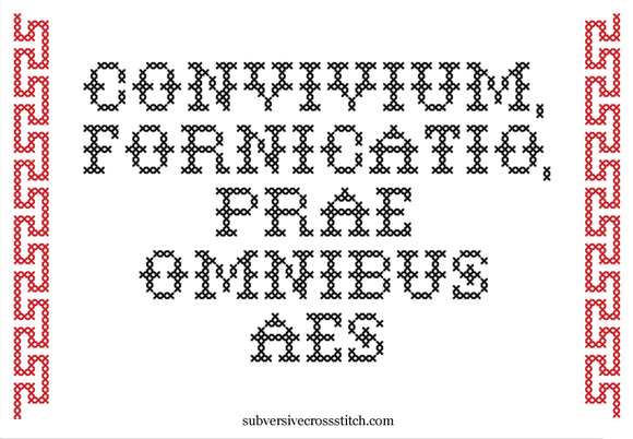 PDF: College Series: Convivium, fornicatio, prae omnibus aes