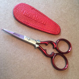 Ruby Red Victorian Embroidery Scissors