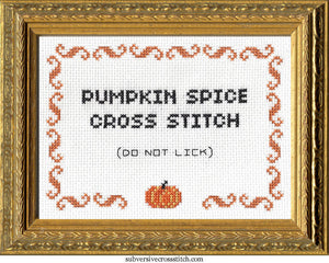 PDF: Pumpkin Spice Cross Stitch