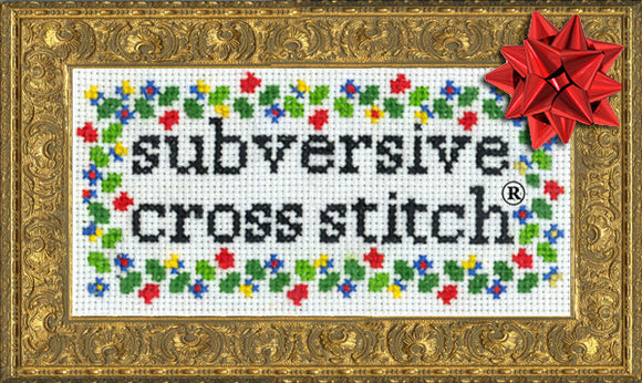 Subversive Cross Stitch Gift Card