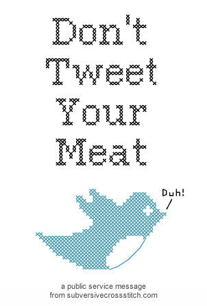 PDF: Don't Tweet Your Meat