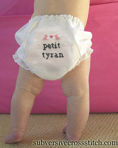 PDF: Baby Bloomer pattern: petit tyran