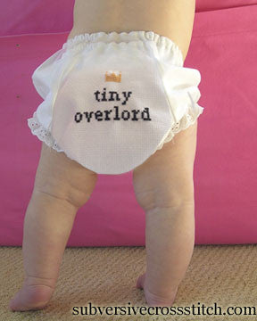 PDF: Baby Bloomer pattern: Tiny Overlord