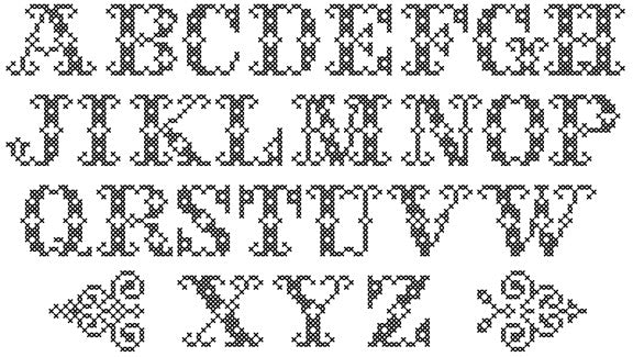 PDF: FREE Fancy Font – Subversive Cross Stitch