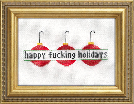 Happy Fucking Holidays (ornaments)