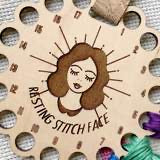 Resting Stitch Face Floss Organizer