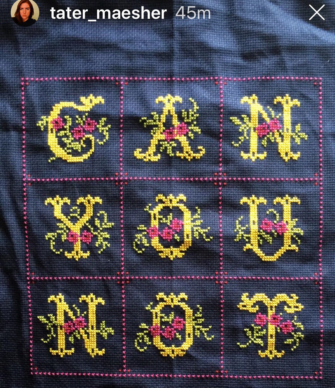Cross Stitch Carpet / How to do cross stitch / क्रॉस स्टिच की आसनी कैसे  बनाये 