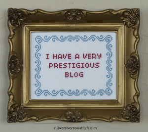PDF: I Have A Very Prestigious Blog