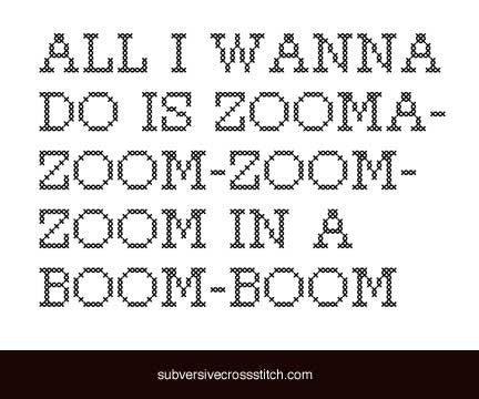 PDF: All I Wanna Do Is Zooma-Zoom-Zoom-Zoom – Subversive Cross