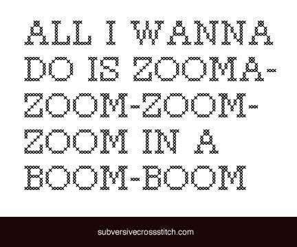 PDF: All I Wanna Do Is Zooma-Zoom-Zoom-Zoom...