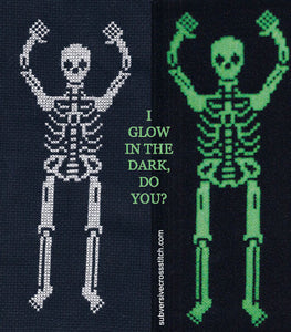 PDF: Glow-in-the-dark skeleton!